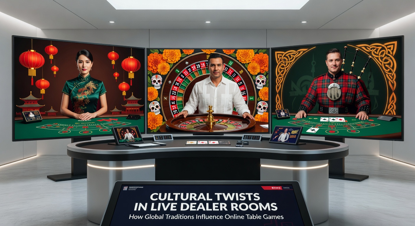 Vielfältige Live-Dealer-Gruppe mit lateinamerikanischen und afrikanischen Dekorationen, umgeben von traditionellen Tischspielen